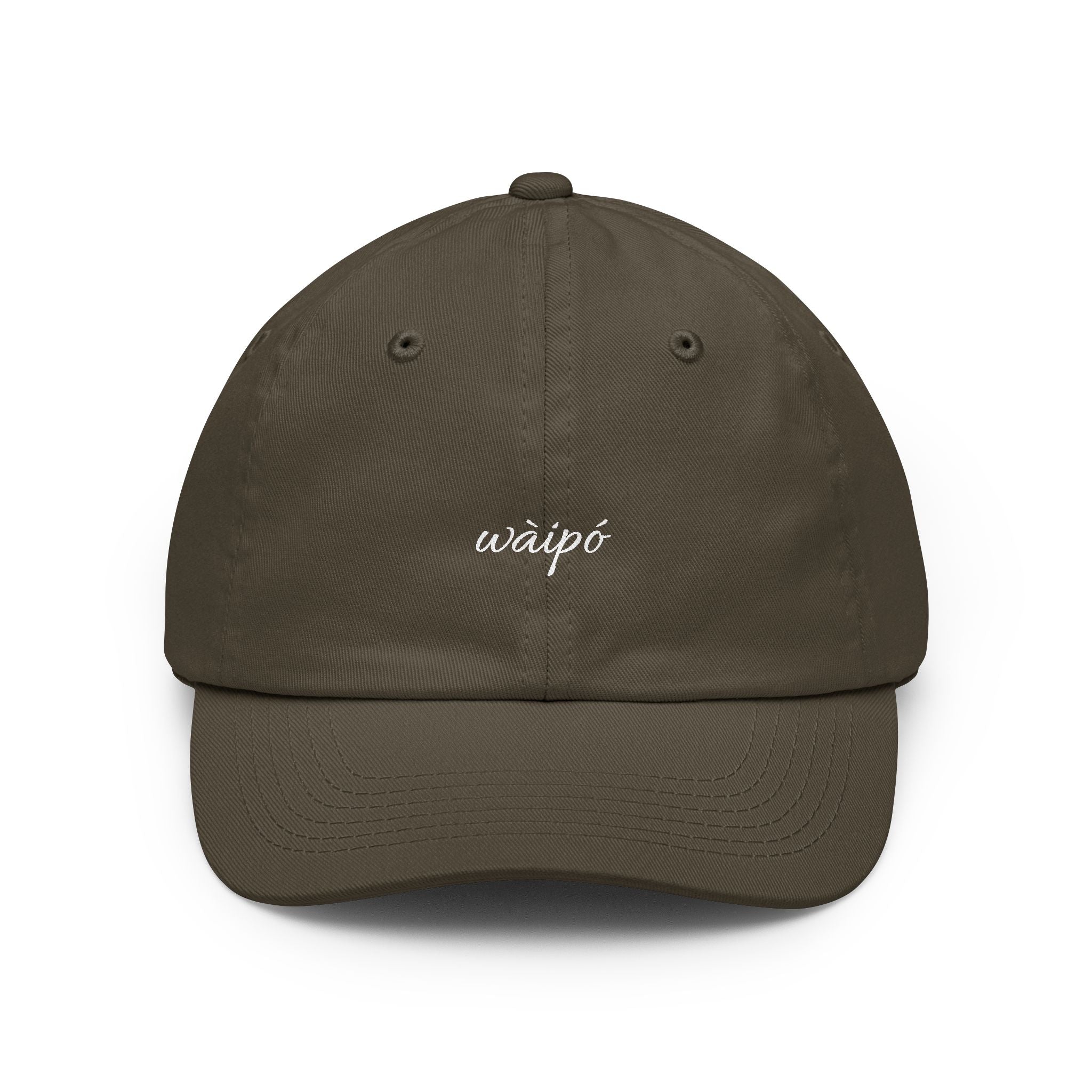 Wàipó Dad Hat —  Embroidered Cotton Cap
