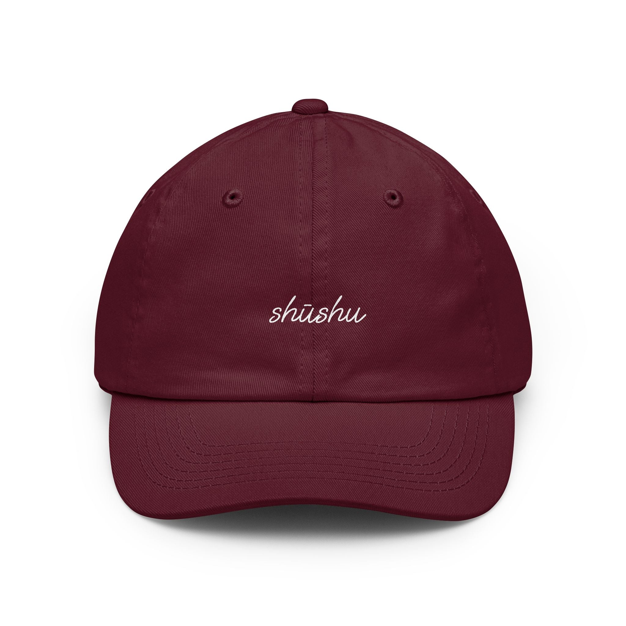 Shūshu Dad Hat —  Embroidered Cotton Cap