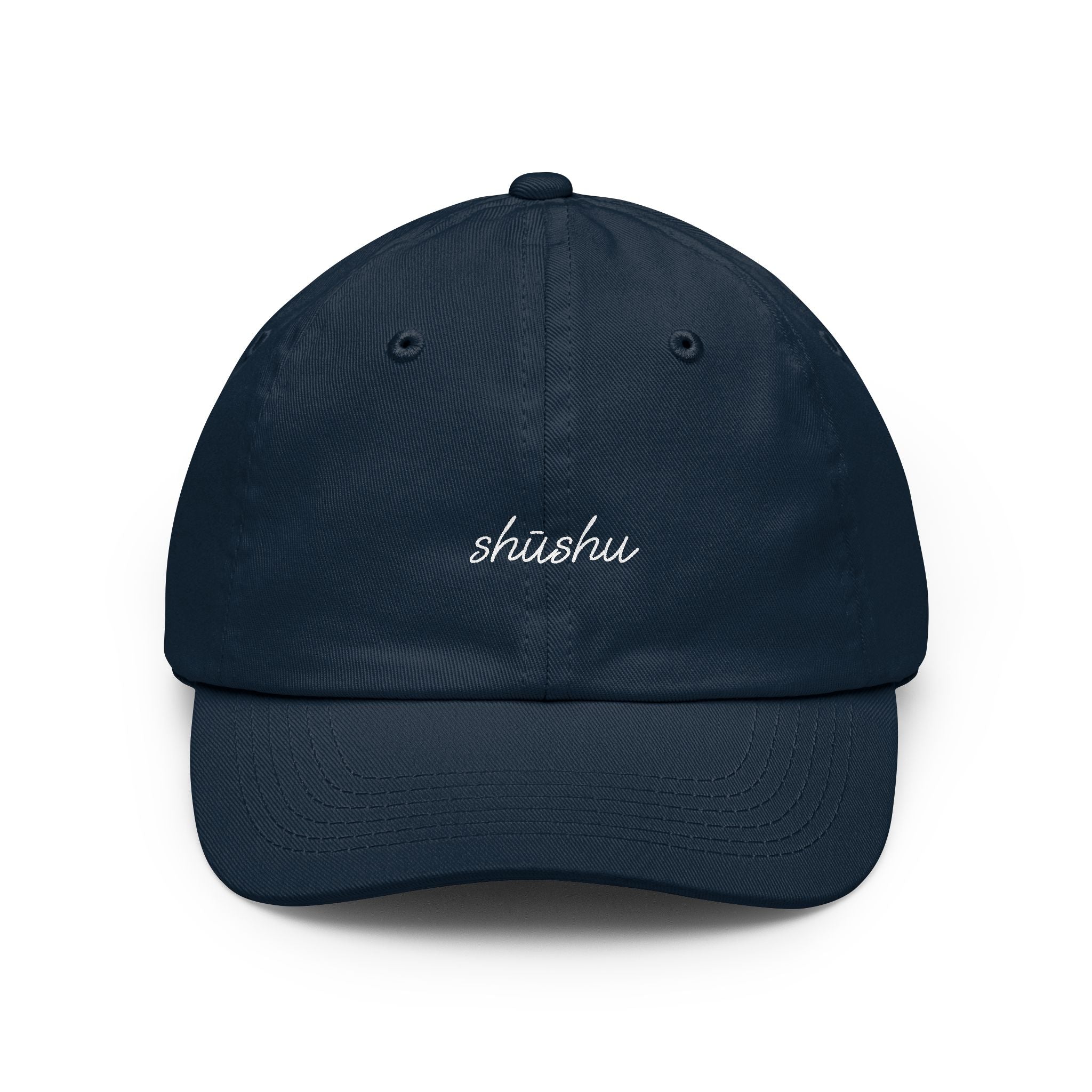 Shūshu Dad Hat —  Embroidered Cotton Cap
